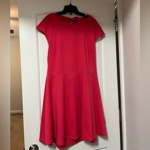 Salmon pink keyhole dress. gap. Size 16